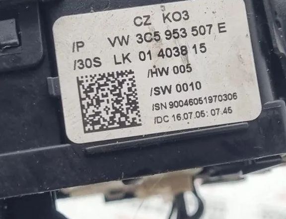 VOLKSWAGEN Passat B6 (2005-2010) Indicator Wiper Stalk Switch 3C5953507E,3C5953513B 31479496