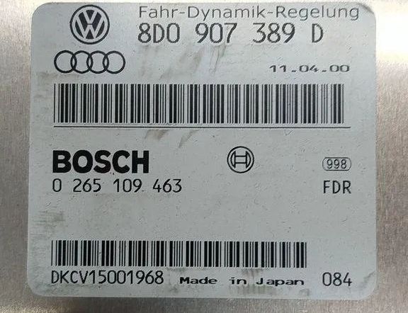 VOLKSWAGEN Passat B7 (2010-2015) ABS kontrolná jednotka 8D0907389D 32002405