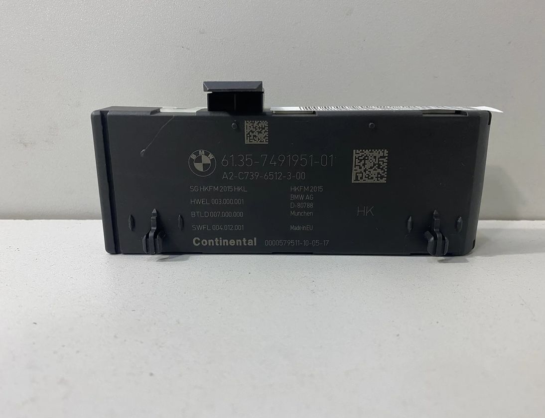 BMW X3 G01 (2017-2024) Ovládacia jednotka krytu batožinového priestoru 7491951,7491951 12283998