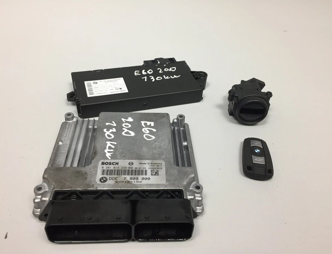 BMW 5 Series E60/E61 (2003-2010) Sada ECU motora 7809000 3531649