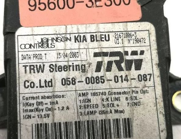 KIA Sorento 1 generation (2002-2011) Другие блоки управления 956003E300,0580085014087 24718851