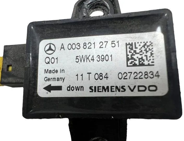 MERCEDES-BENZ S-Class W221 (2005-2013) Задний правый датчик удара A0038212751,5WK43901,02722834 24746011