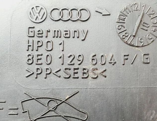 AUDI A4 B5/8D (1994-2001) Sacia rúrka 8E0129604F 31091726