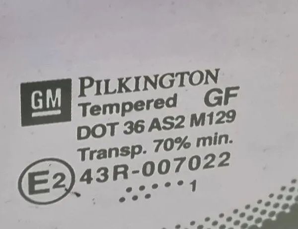 OPEL Zafira A (1999-2003) Rear Right  Window 43R007022 31095811