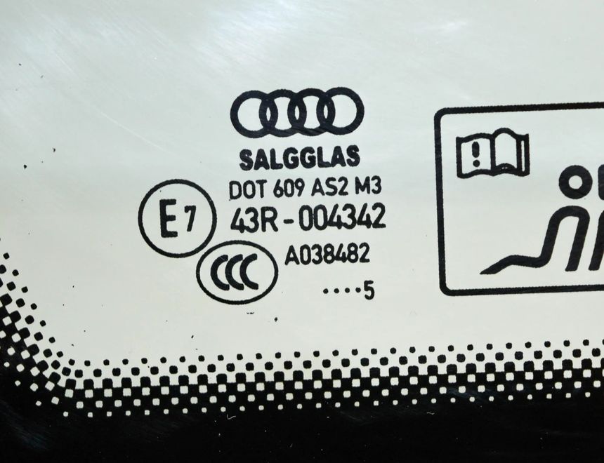 AUDI A6 C7/4G (2010-2020) Ľavé zadné dvere okno 4G5845297 13588340