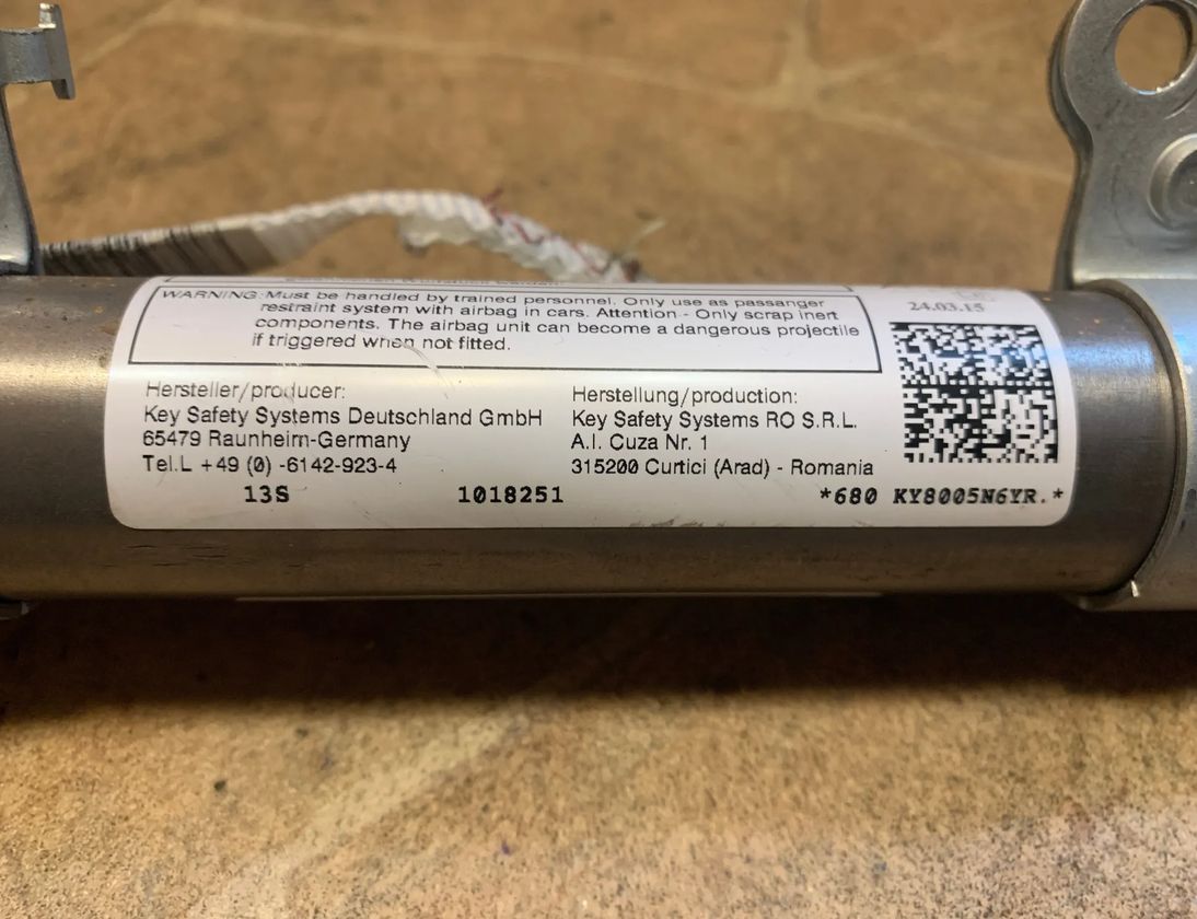 AUDI A8 D4/4H (2010-2018) Ľavý strešný airbag SRS 4H4880741D 31691643