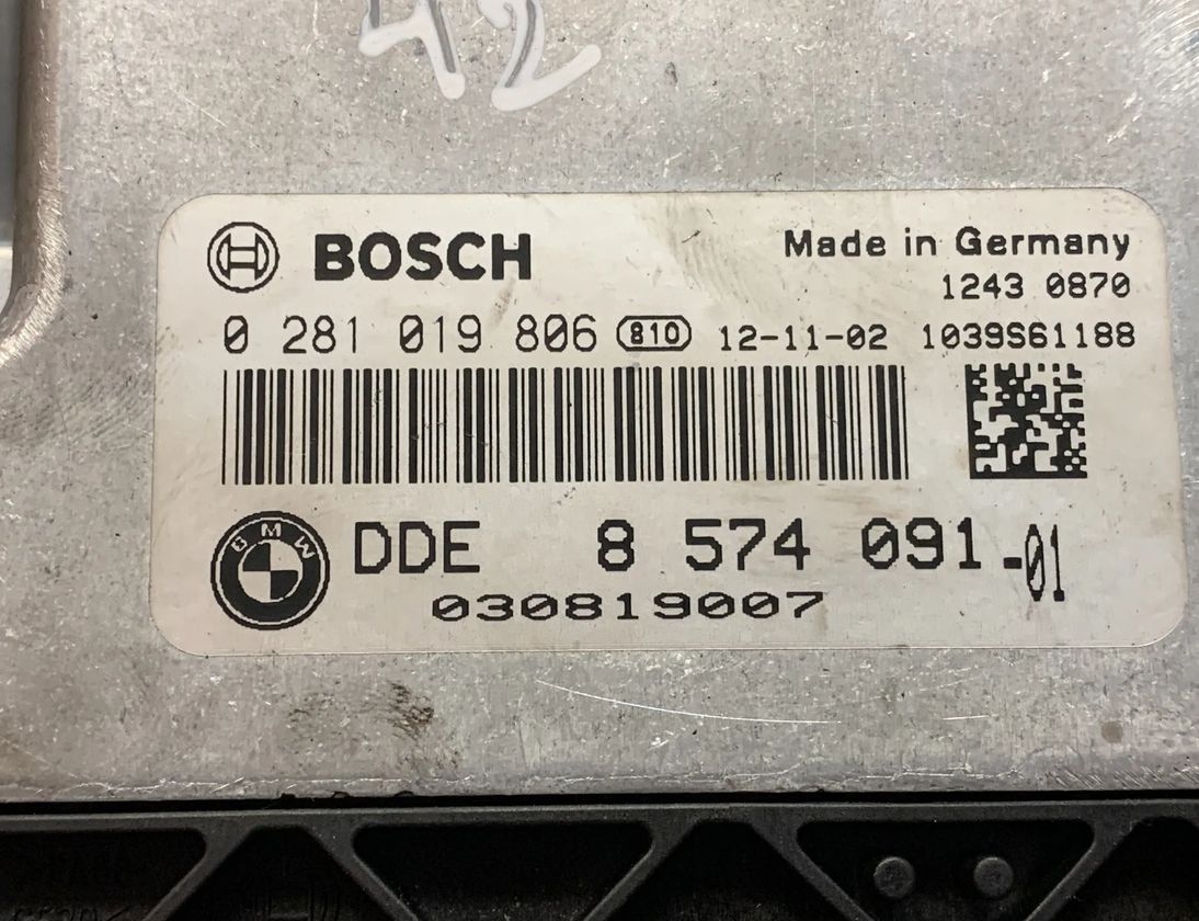 BMW 5 Series F10/F11 (2009-2017) Блок управления двигателем 8574091 32827711