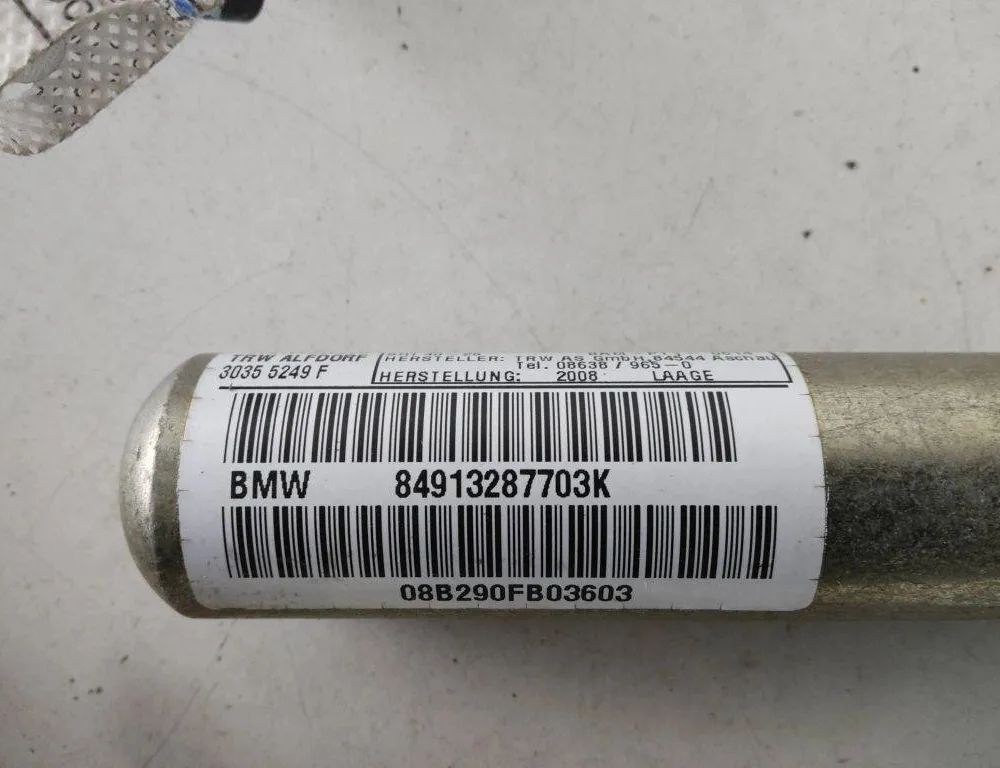 BMW 1 Series E81/E82/E87/E88 (2004-2013) Ľavý strešný airbag SRS 30356249,84913287703K 31921796