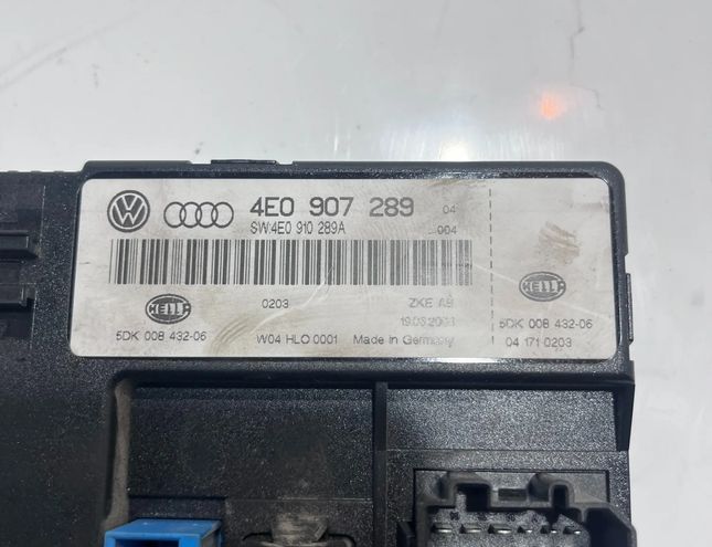 AUDI A8 D3/4E (2002-2010) Блок управления Комфорт 4E0907289 31433514