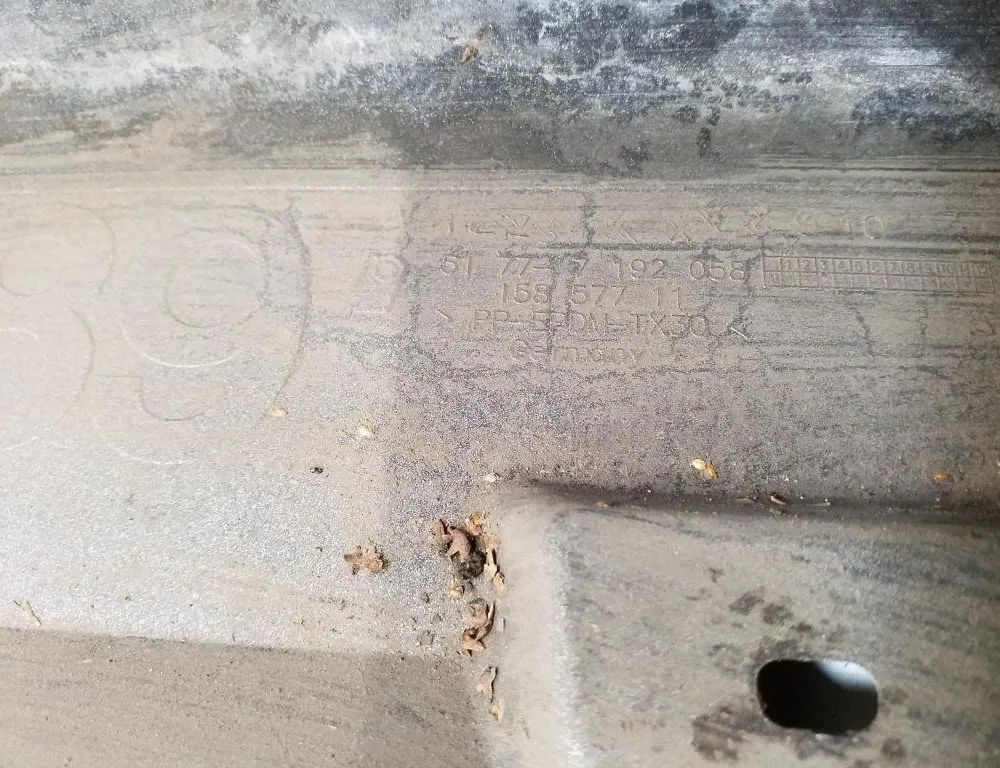 BMW Z4 E89 (2009-2017) Наружний пластиковый порог правый 7192058,51777192058 27834986