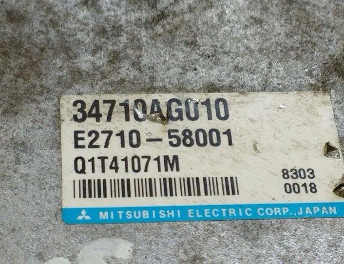 SUBARU Outback 3 generation (2003-2009) Ovládacia jednotka posilňovača riadenia 34710AG010,E2771058001 21039522