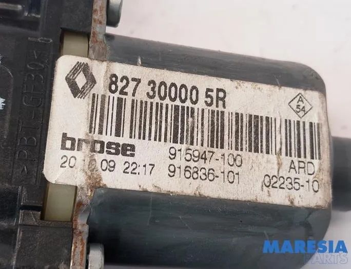 RENAULT Scenic 3 generation (2009-2015) Regulátor okna pravých zadných dverí 827300005R,915947100,916836101,827303178R,0223510 27345950