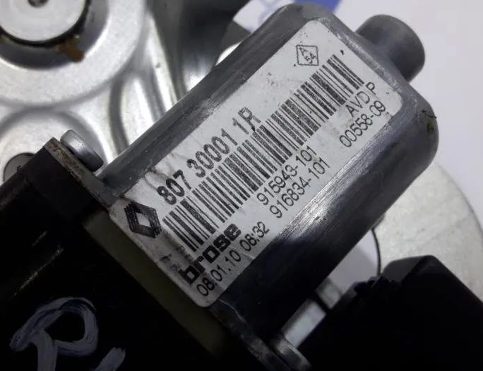 RENAULT Scenic 3 generation (2009-2015) Regulátor okna pravých predných dverí 807205115R,807200007R,807300011R 27376594