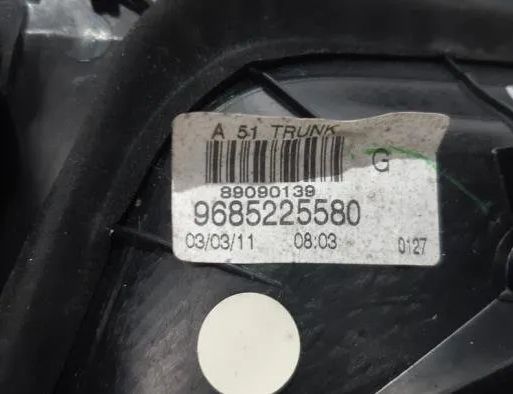 CITROËN C3 2 generation (2009-2016) Ľavé zadné koncové svetlo 9685225580,6350JC 27392165