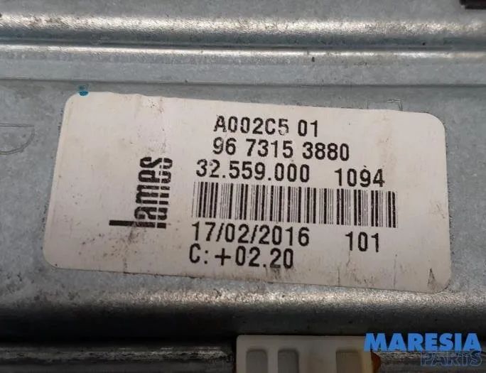 PEUGEOT 208 Peugeot 208 (2012-2015) Rear Right Door Window Regulator 009673153880,9673153880 27395218