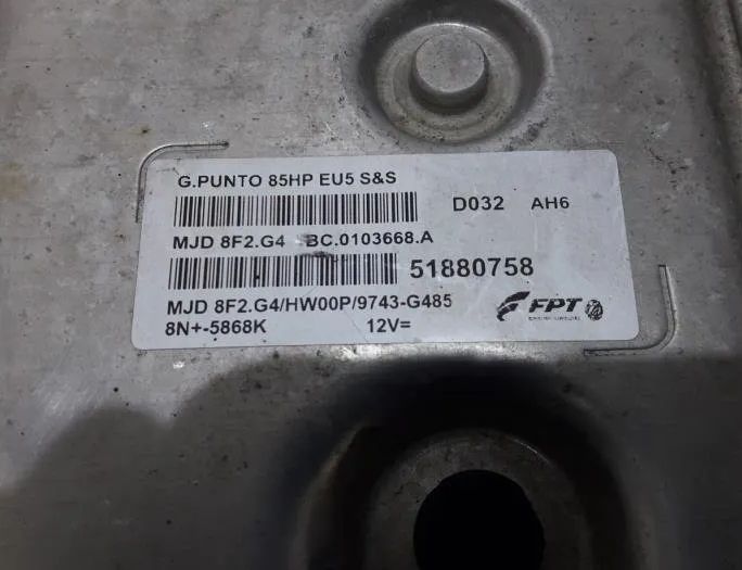 FIAT Punto 3 generation (2005-2020) Riadiaca jednotka motora 51880758,MJD8F2G4,52034844 27654100