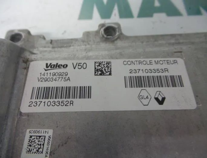 RENAULT Captur 1 generation (2013-2019) Engine Control Unit ECU 237103353R,237104736R,237103352R,141190929,237103368R,284B14712R 27654196