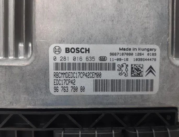 PEUGEOT 508 1 generation (2010-2020) Riadiaca jednotka motora 9801695280,9665602980,9664992380,BSIQ0500,9673759980,1609295080,36448800,0281016635,9676379080,9667187080,9673792080,1606470180,1657644880,1606470980 27750291