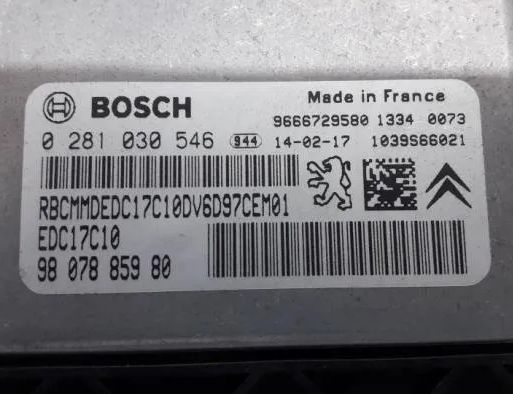 CITROËN Berlingo 2 generation (2008-2023) Engine Control Unit ECU 6580ZY,967847708001,9807885980,1606873880 27757570