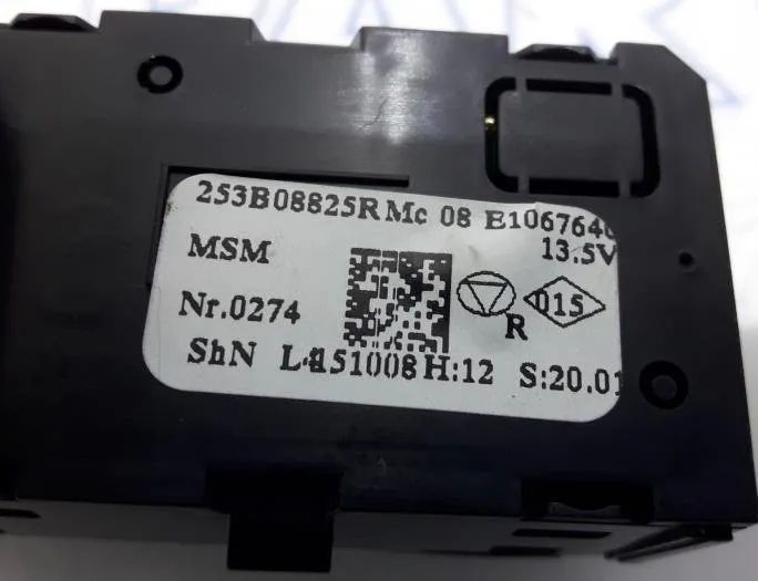 RENAULT Captur 1 generation (2013-2019) Control Unit 253B08825R 27828156