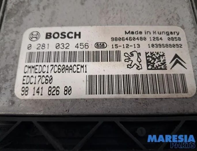 PEUGEOT 308 T9 (2013-2021) Блок управления двигателем 0281032456,9814182680,1614103080,9807054180,1610807880 28081822
