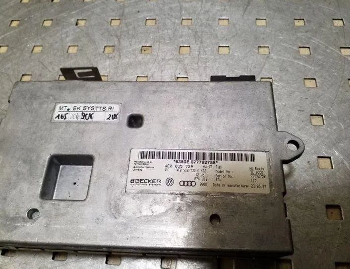 AUDI A6 allroad C6 (2006-2011) Iné riadiace jednotky 4E0035729,4F0910732A 26065467