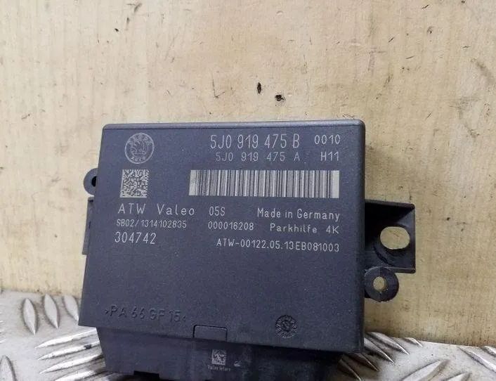 SKODA Superb 2 generation (2008-2015) PDC Parking Distance Control Unit 5J0919475B 26148046
