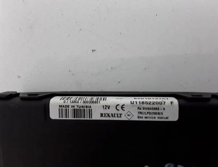 DACIA Logan 1 generation (2004-2012) Comfort Control Unit 8201013757,U118522007F 22674696