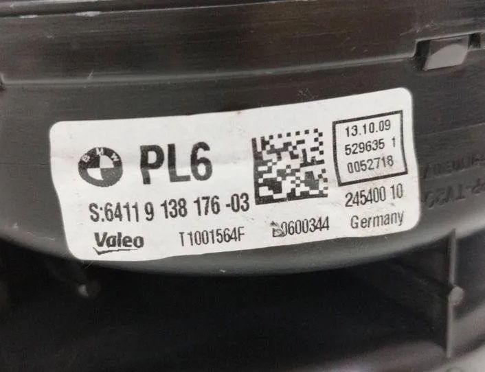 BMW 5 Series Gran Turismo F07 (2010-2017) Interiérový ohrievač 9138176,64119138176,9153806 22690941