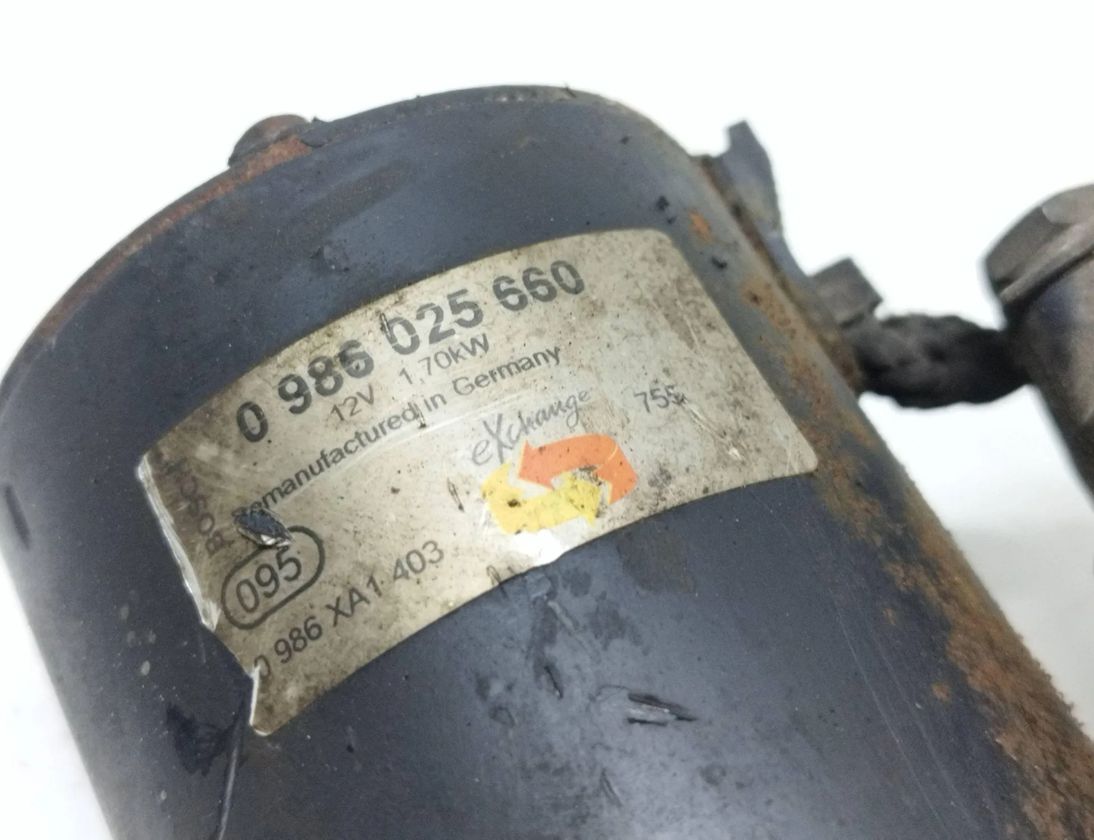 SAAB 9-3 2 generation (2002-2014) Стартер 0986025660 27810114