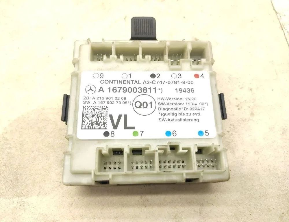 MERCEDES-BENZ Sprinter 3 generation (907/910) (2019-2024) Front Right Door Control Unit A1679003811 31734493