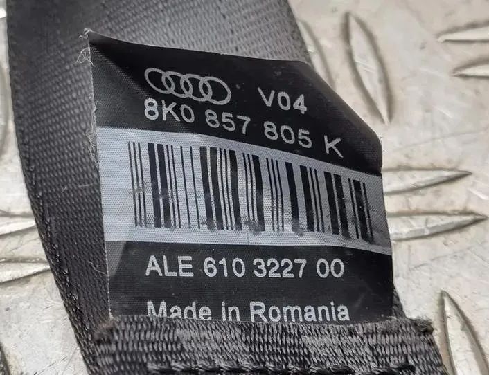 AUDI A4 B8/8K (2011-2016) Ремень безопасности задний левый 8K0857805K,610307000 24187619