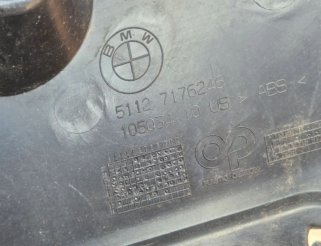 BMW X6 F16 (2014-2020) Держатель заднего бампера правый 7176246,51127176246 27425021