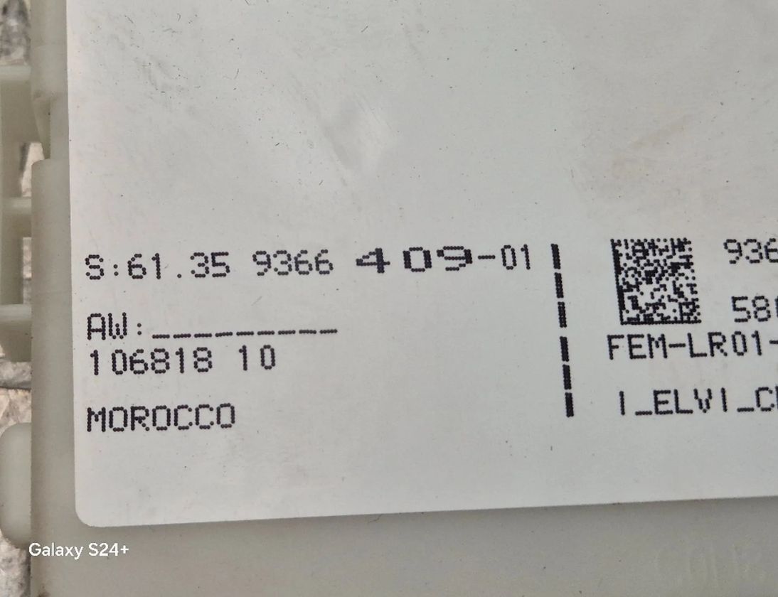 BMW 3 Series F30/F31 (2011-2020) Блок управления Комфорт 9366409,61359366409 30466289