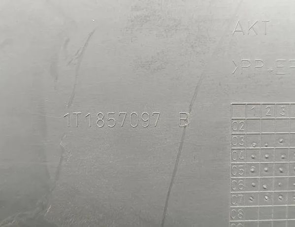 VOLKSWAGEN Touran 1 generation (2003-2015) Glove Box 1T1857097B 31897301