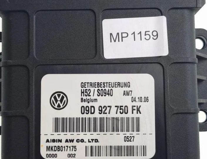 AUDI Q7 4L (2005-2015) Riadiaca jednotka prevodovky 09D927750FK 24777334