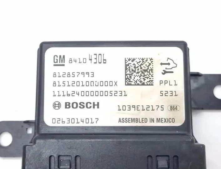 CHEVROLET Camaro 6 generation (2015-2024) Другие блоки управления 84104306,812857993,1039E12175 24782945