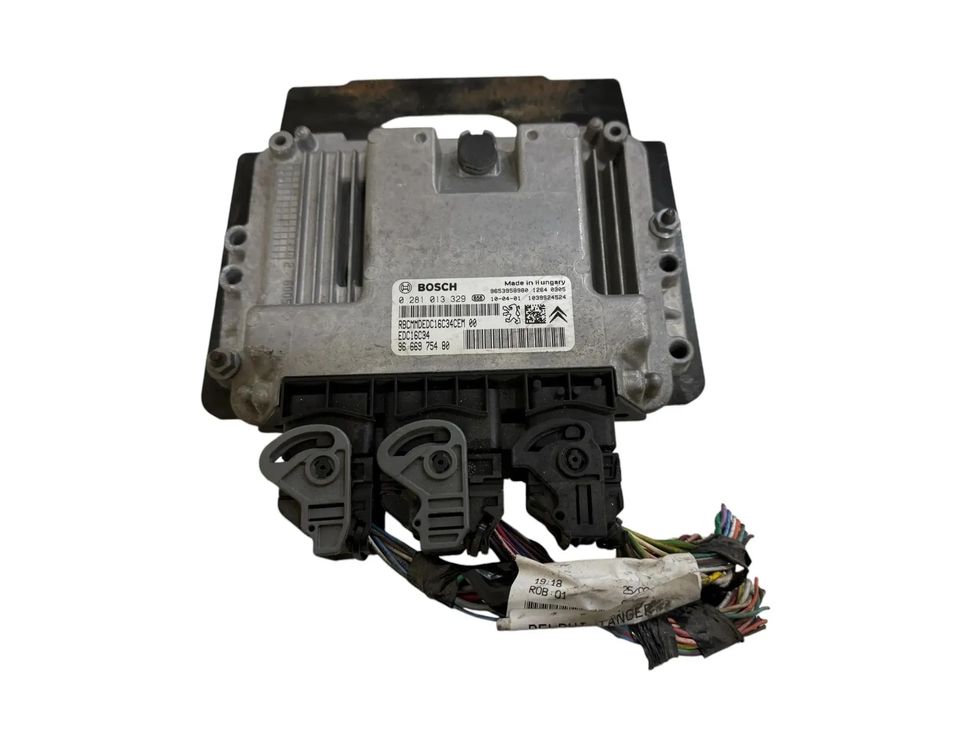 PEUGEOT Partner 2 generation (2008-2023) Блок управления двигателем 0281013329,9666975480 29950134