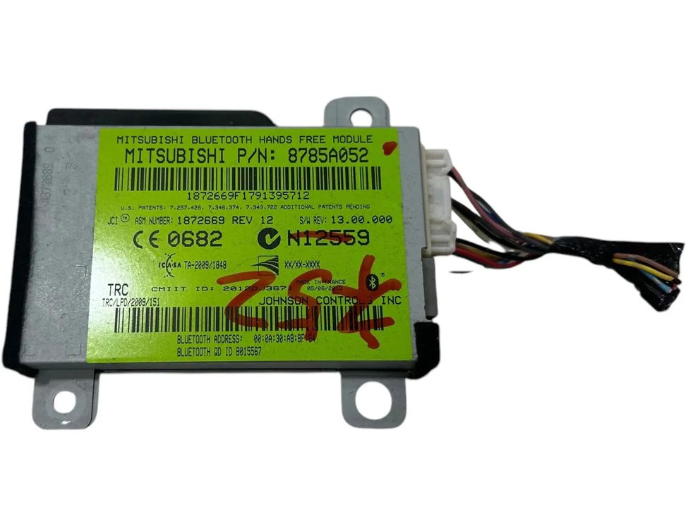 MITSUBISHI ASX 1 generation (2010-2020) Bluetooth Control Unit 8785A052 29952214