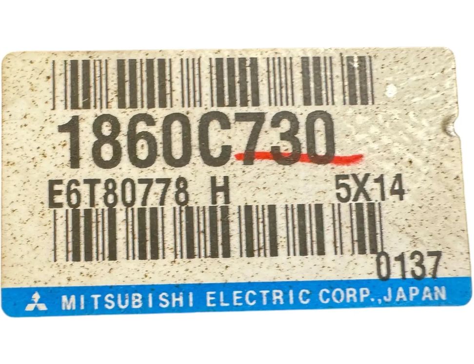 MITSUBISHI Outlander 3 generation (2012-2023) Engine Control Unit ECU 1860C730,E6T80778H 29965938