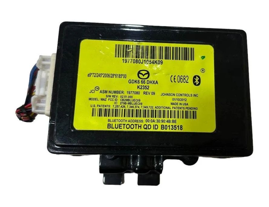 MAZDA 6 GH (2007-2013) Bluetooth ovládacia jednotka GDK666DHXA 30796592