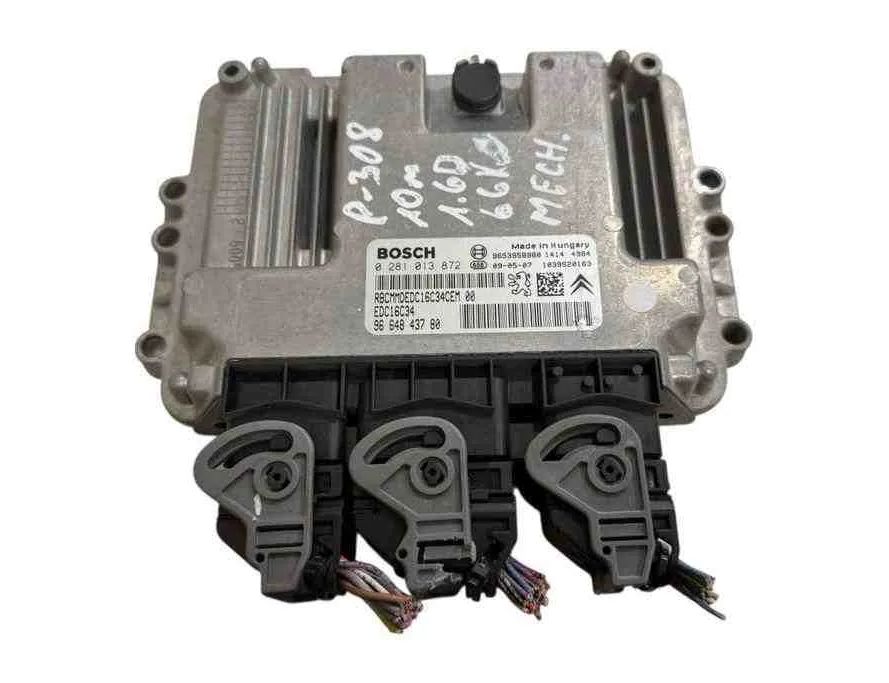 PEUGEOT 308 T7 (2007-2015) Engine Control Unit ECU 9653958980,9664843780,0281013872 32471515