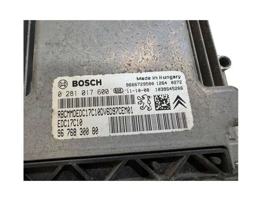 CITROËN C5 2 generation (2008-2017) Engine Control Unit ECU 9676830080,9666729580,0281017600 32817804