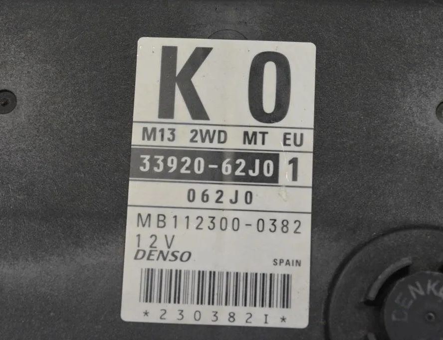 SUZUKI Swift 3 generation (2004-2010) Engine Control Unit ECU 3392062J0 31780032