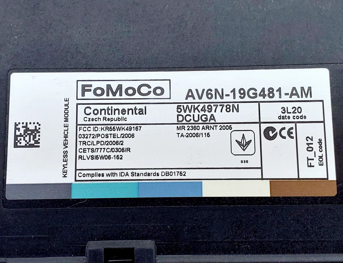 FORD Kuga 2 generation (2013-2020) Komfortná ovládacia jednotka 5WK49778N,AV6N-19G481-AM 17136347