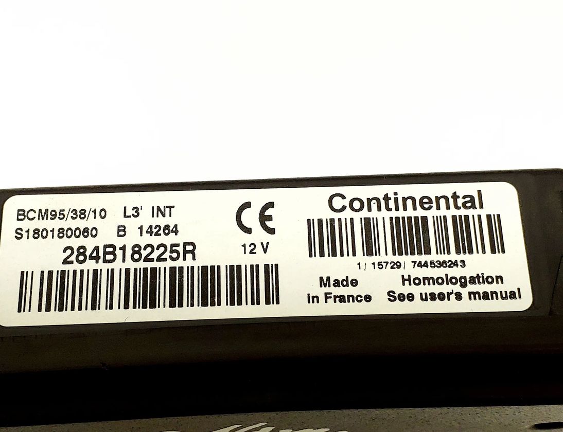 RENAULT Scenic 3 generation (2009-2015) Comfort Control Unit 284B18225R 17749898