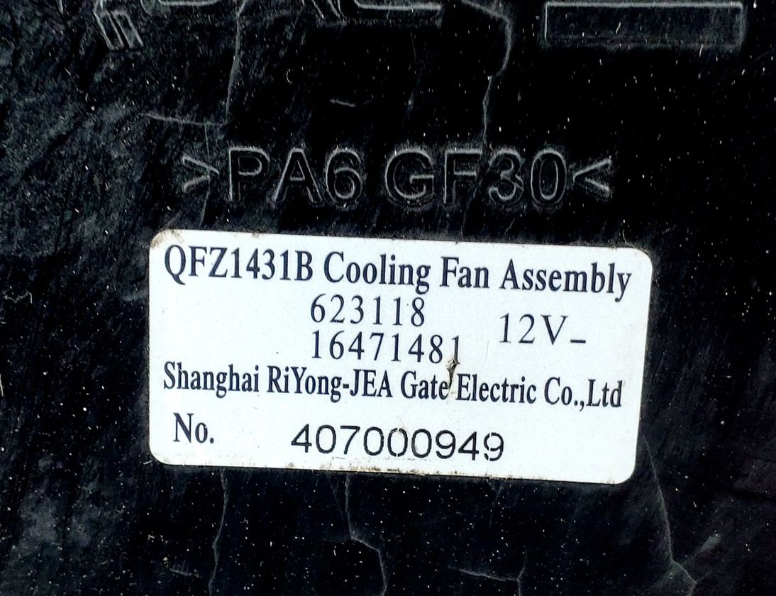 OPEL Mokka 1 generation (2012-2015) Engine Cooling Fan Radiator 623118,RY8040272A 28977838