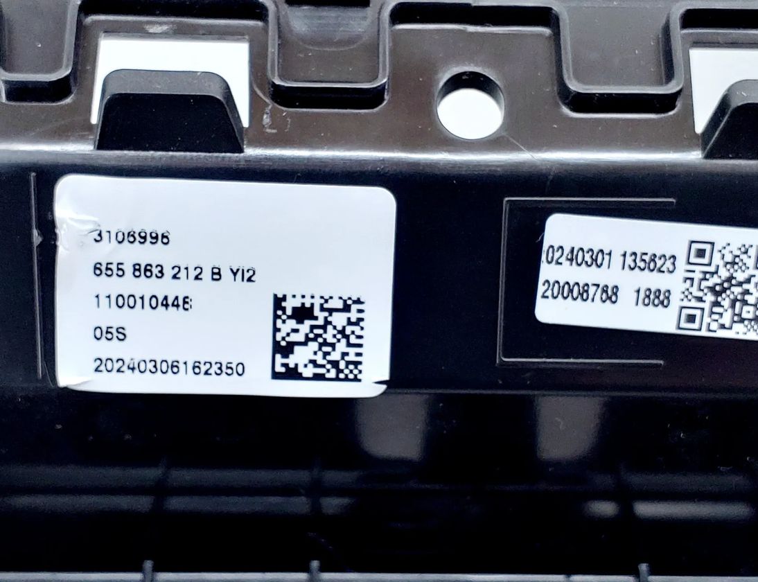 SKODA Scala 1 generation (2019-2023) Plastový obklad páky prevodovky 655863212B 29063219