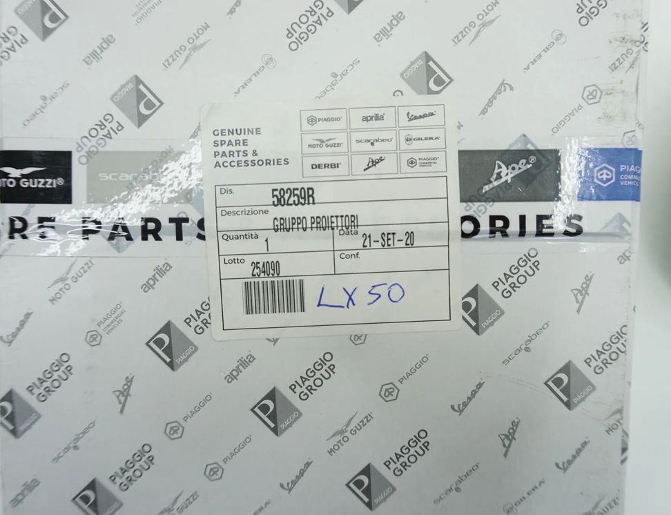 VESPA LX 5 generation (2009-2017) 58259R 13651088