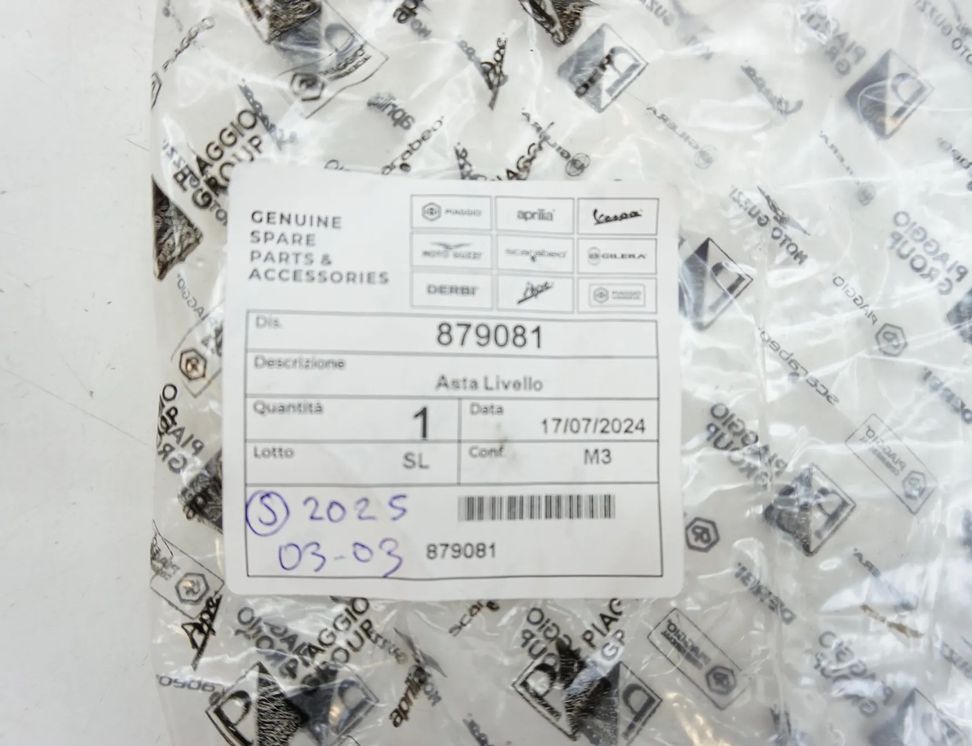 PIAGGIO MP3 4 generation (2020-2023) указатель уровня масла 879081 29862638